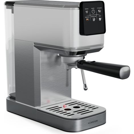 Klarstein SteelPresso Slim Touch Espressomaschine  Siebträger  Touch-Display