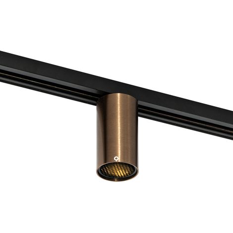 Moderner Spot Dunkelbronze für 1-Phasen-Schienensystem GU10 50mm - Iconic Ruby Honey