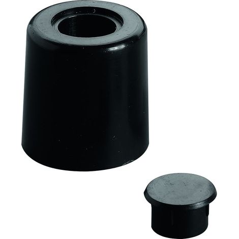 Hettich Türstopper 29,0 x 26,5 mm schwarz - 2 Stück Türhalter