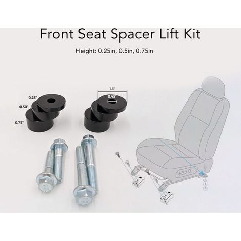 Kit de surélévation de siège avant aluminium pour Toyota Tacoma 4Runner FJ Cruiser (1/5)