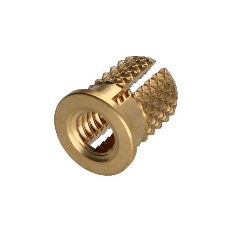 Insert à collerette EXPANSIONFIX Laiton M6X12.6-1 pièce