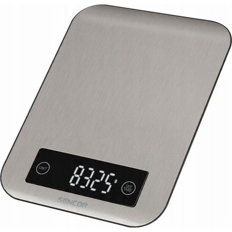 Sencor SKS 7100SS balanza de cocina plateada precisión 1g
