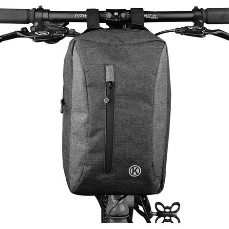 Sacoche de porte-bagages arrière 2 en 1 pour vélo, style décontracté, avec bandoulière et bandoulière. (1/5)