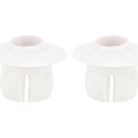 Lot de 2 buses de jet de piscine de 25 mm de diamètre, raccord à jet conique en PVC pour tuyau de 40 mm (1/4)