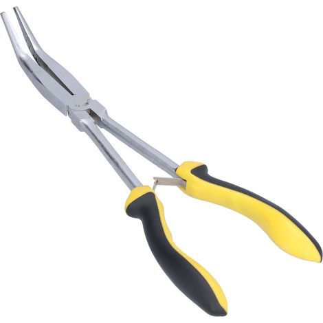 SK-285B Pince à bec long courbé de 28 cm (11 pouces) à 60° pour travaux d'entretien manuel (1/5)