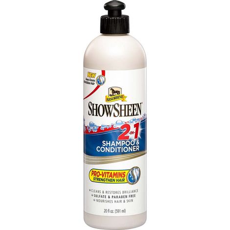 Show Sheen Shampoo & balsamo Absorbine 2 in 1 shampoo revitalizza e dona lucentezza 591 ml