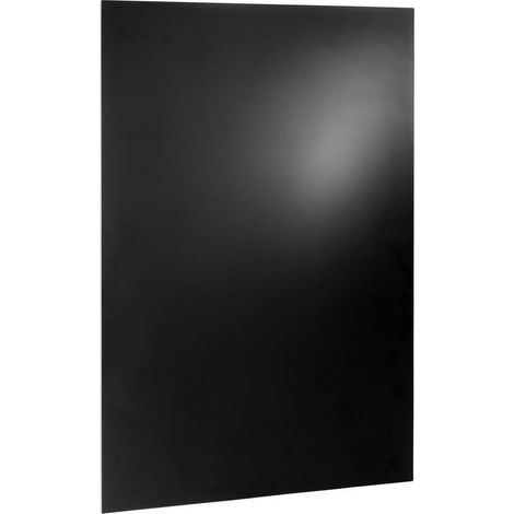 Panneau chauffant mural infrarouge 400 W en saillie 600 x 600 mm noir