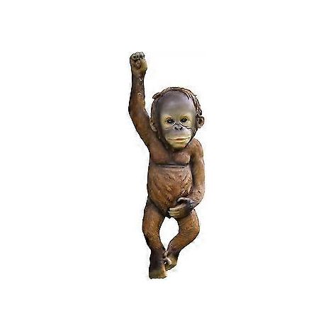 Kletternder Affenbaum Seil Hängende Dekoration Anhänger Garten Harzstatue Heimdekoration Geschenk -NMAOV( A)