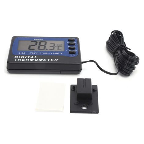 DEESSE SHOP-Thermomètre numérique TM803 avec fonction d'alarme pour réfrigérateur d'aquarium (1/5)