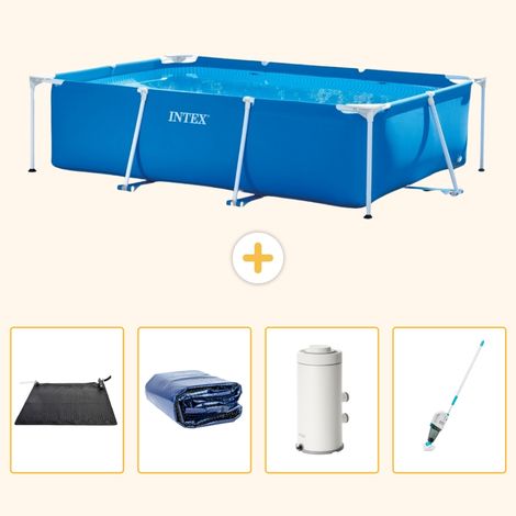 Intex Piscine Tubulaire Rectangulaire - 300x200x75 cm - 5-pièces S78 (1/5)