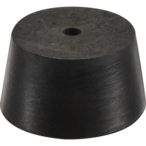 Caoutchouc Conique Bouchon 37mm à 45mm avec Trou Noir pour Bouchons, Liège, Bouchon d'égout, Bouchon tuyau d'eau, Bouchons pour instruments expérimentaux (1/5)