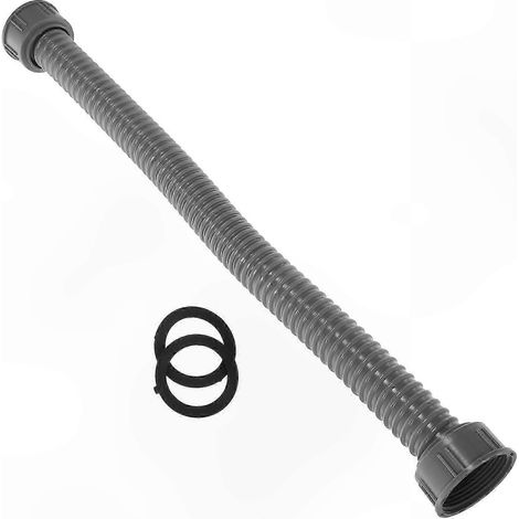 Flexible siphon d'évier de cuisine avec joint d'étanchéité imperméable, longueur 50 cm, kit complet de tuyau de vidange (1/5)