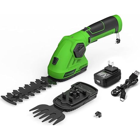 Taille haie électrique 2 en 1 - cisaille à haie, cisaille à gazon, cisaille à gazon (1/5)
