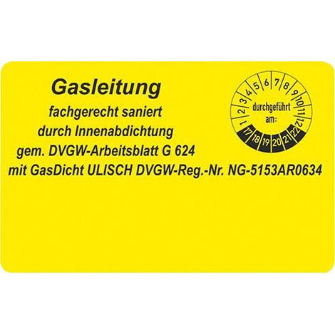 Autocollant GasDicht (1/3)