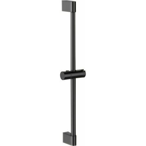 Barre de douche noire 700mm – Métal haute qualité – Finition élégante – Kit de montage inclus – Pour combiné de douche (1/5)
