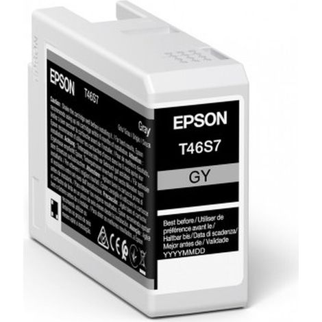 Epson Tintenpatrone gray T 46S7 25 ml Ultrachrome Pro 10 Druckerpatronen