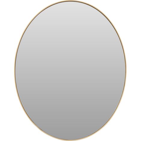 Premier Housewares Medium Gold Finish Oval Wall Mirror (1/4)