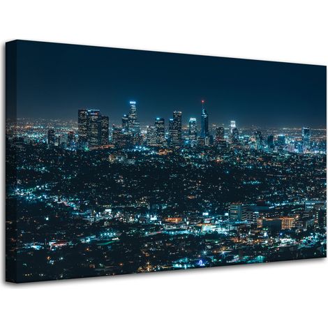 Leinwanddruck Architektur von Los Angeles 80 x 50 cm