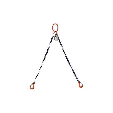 Eslinga de cadena GK10  de 2 ramales  carga máx 3550 kg 
