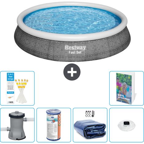 Bestway Piscina Bestway Fast Set Redonda - 396x84 cm - 7-piezas S275 (1/5)