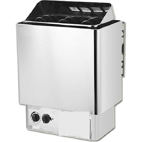 Sauna Salle Sauna poêle ménage Petit Acier Inoxydable Sueur poêle à Vapeur Chauffage équipement de Chauffage hammam Sec chaudière Murale température constante(3) (1/5)