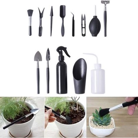 13-teiliges Mini-Garten-Werkzeugset für Sukkulenten und Zimmerpflanzen mit Umpflanzzubehör (1/5)
