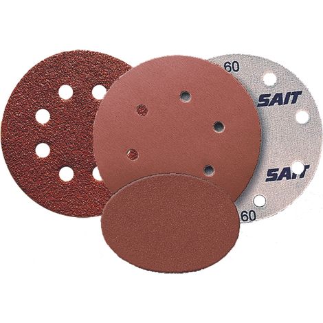 Sait DISCO VELCRATO D-SAITAC-VEL tipo AW-D - Ø mm. 127 (8 fori) grana 60 50.00 pz