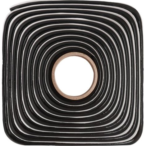 1 Rouleau Butyle Bande, Ruban Butyle Noir 8mm x 4m Butyl Tape Ruban Etancheite pour Les Fuites D'eau, L'étanchéité Caoutchouc Butyle pour Les Fenêtres, Les Bateaux et Les Caravanes avec Étui (1/5)