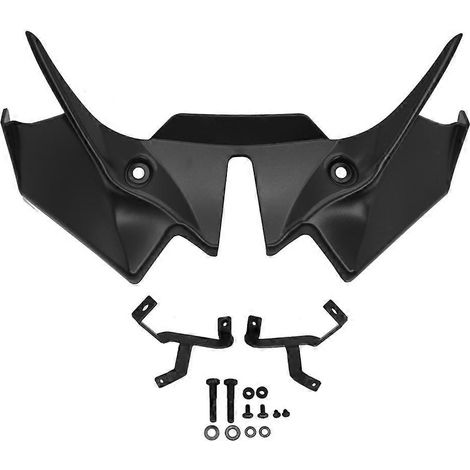 Spoiler avant pour Kawasaki Z650 Z 650 2020-2024, aileron aérodynamique, carénage noir