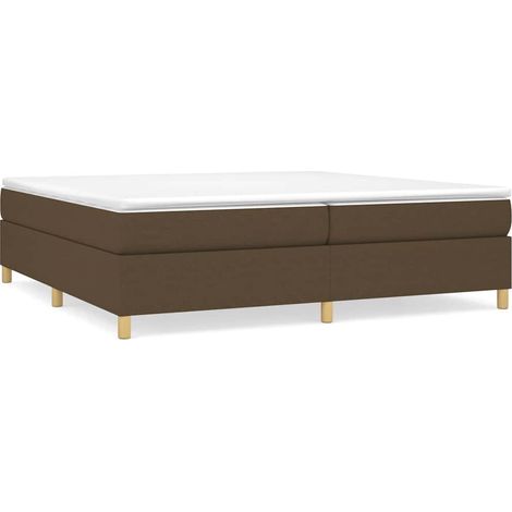 Maison Exclusive - Boxspringbettgestell Dunkelbraun 200x200 cm St (1/5)