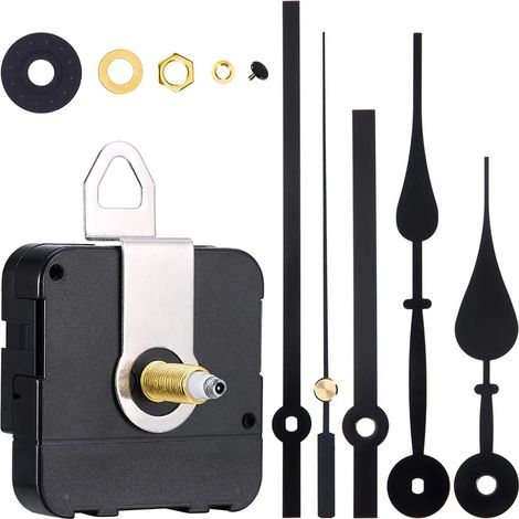 Mouvement à quartz à couple élevé pour réparation et remplacement de mécanisme d'horloge murale avec aiguille des heures (1/5)