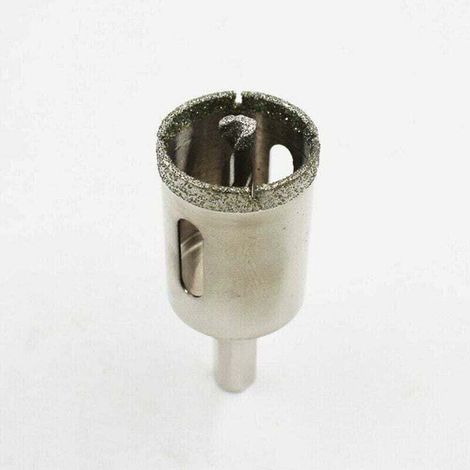 Diamantbohrer mit Zentrierbohrer, 25-mm-Lochsäge, Kernbohrer, Schneidwerkzeug für Glas/Keramik/Fliesen/Naturstein