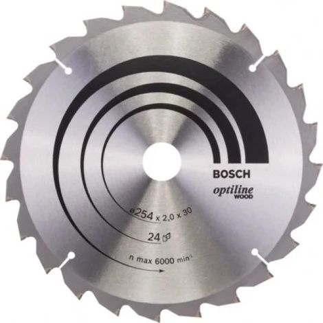 Bosch Optiline Wood Lama per troncatrice 254x30 mm per legno