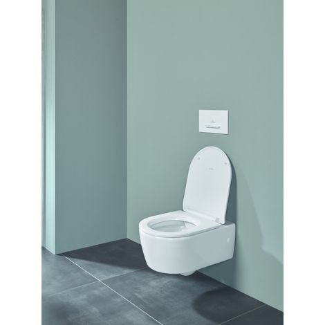 villeroy boch Villeroy & Boch EASY WWC Kombipack 530 mm x 370 mm x 315 mm Weiß Alpin CeramicPlus, 4632RLR1 (1/2)