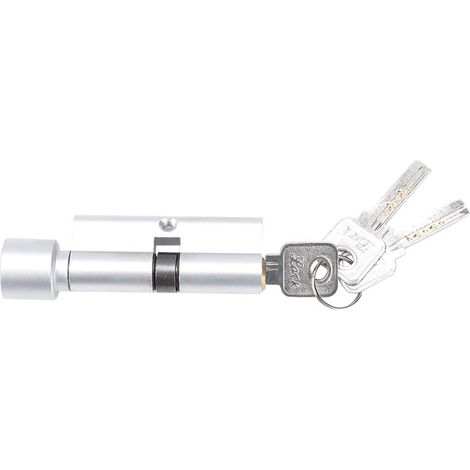 Accessoires de porte, serrure de porte matrielle en aluminium de l'espace bouton lisse conception serrure de porte de chambre coucher pour voyager htel maison appartement (1/5)