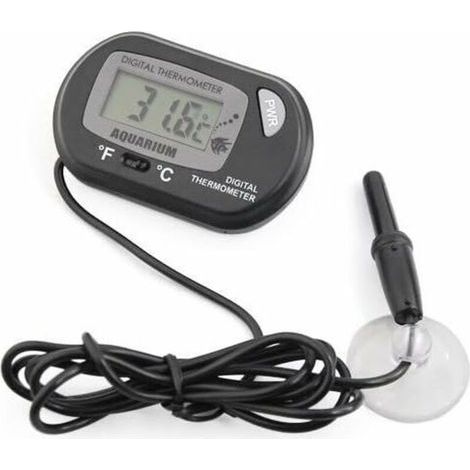 Thermomètre digital LCD pour aquarium et vivarium (1/4)