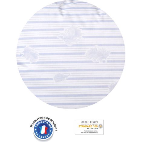 Oreiller 60 x 60 cm Blanrêve Gamme Naturelle "Prestige" plumes véritables confort moelleux (1/3)