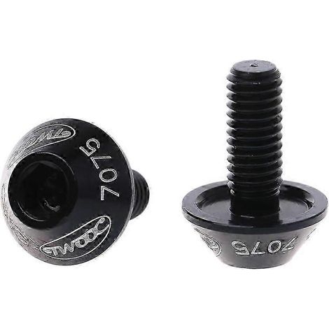 Kaelt - Lot de 2 vis M5x10mm en alliage d'aluminium pour porte-bidon de vélo (Neuf) (1/4)