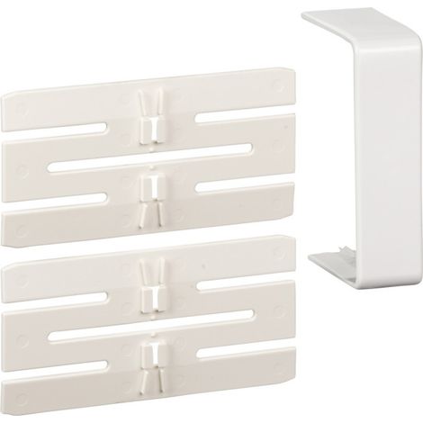 OptiLine 45 goulotte pvc blanc polaire 75 x 55 mm joint de fond SCHNEIDER ISM10106P