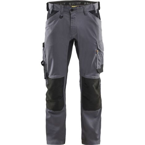 Pantaloni da lavoro elasticizzati 2D 1750 - Grigio medio XS - IT(38) - SE(C44) - Standard (1/2)