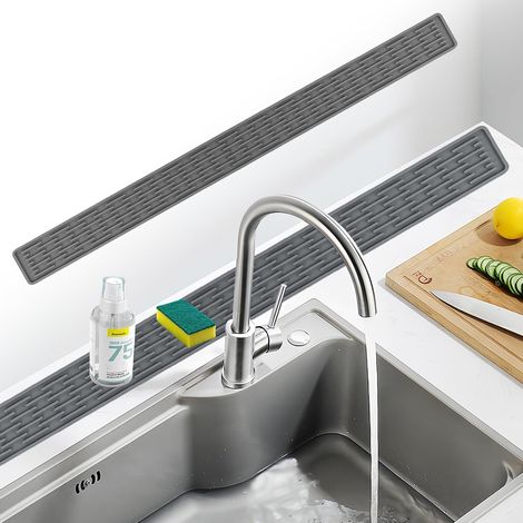 Kitchen Sink Mat 70 x 2 x 0.5 cm Silicone Mat (1/5)