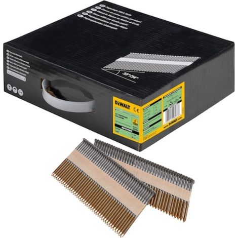 Punte zincate DEWALT 3,1 x 90 mm - Scatola da 2200 - DNPT31R90Z