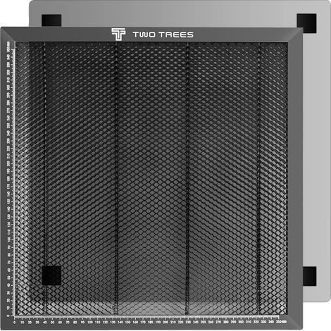 Table de travail en nid d'abeille pour graveuse laser, fonction de découpe propre, protection durable, Kit de banc de travail, 300x300mm (1/2)