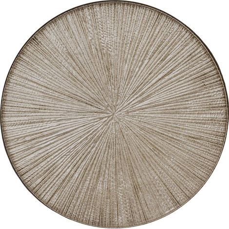 Piatto gloria champagne d28xh2,5cm - Atmosphera créateur d'intérieur (1/2)