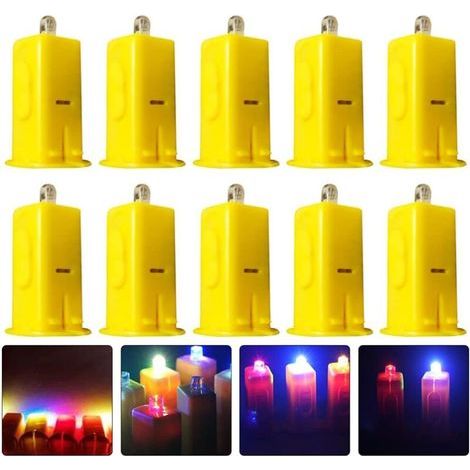 20 LED-Lichterketten, batteriebetrieben, kleine LED-Lichter für Laternen, Ballons, Blumendekorationen, Hochzeiten, Feste, farbenfroh (1/5)