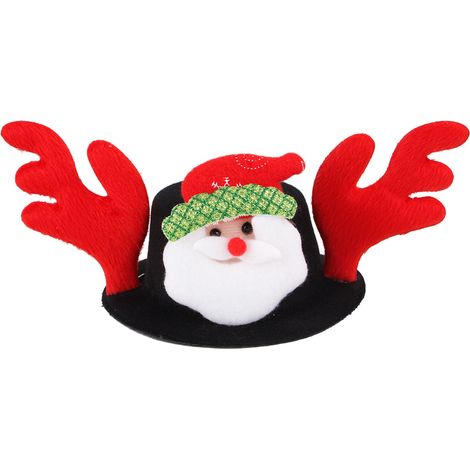 Lot de 3 chapeaux de chauve-souris mignons pour Halloween, ajustables, pour chiens et chats, accessoire photo cosplay pour animaux. (1/3)