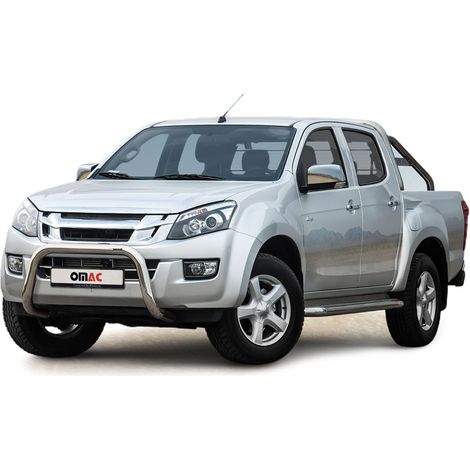 Pare-Buffle Avant Pour Isuzu D-Max 2012-2019 en Acier Inoxy Argent (1/5)