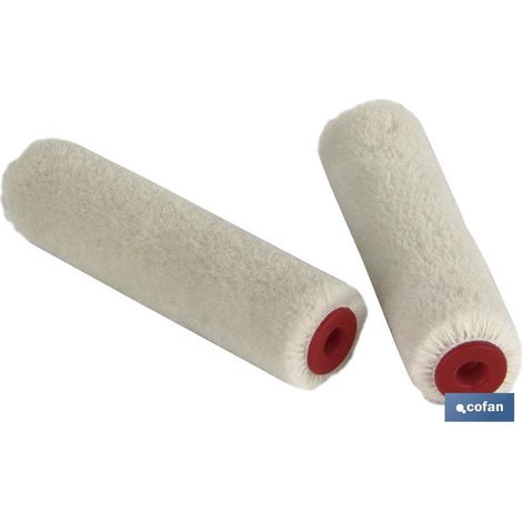 Pack 2 Recambios Mini Rodillo Esmaltar/Barnizar 11cm