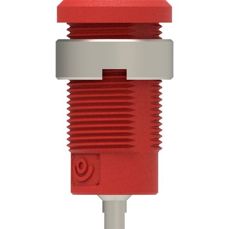 Electro PJP 3275-C-CD1-R Sicherheits-Einbaubuchse   Rot 1 St. (1/2)