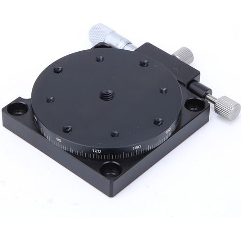 Table de déplacement linéaire manuelle RS60-L, platine de réglage de précision, coulisseau de positionnement φ60mm, station de coupe ajustable (1/5)